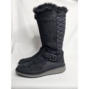 Merrell Women’s Black Tremblant Ezra Tall Polar Waterproof‎ Fur Lined Boots 5.5